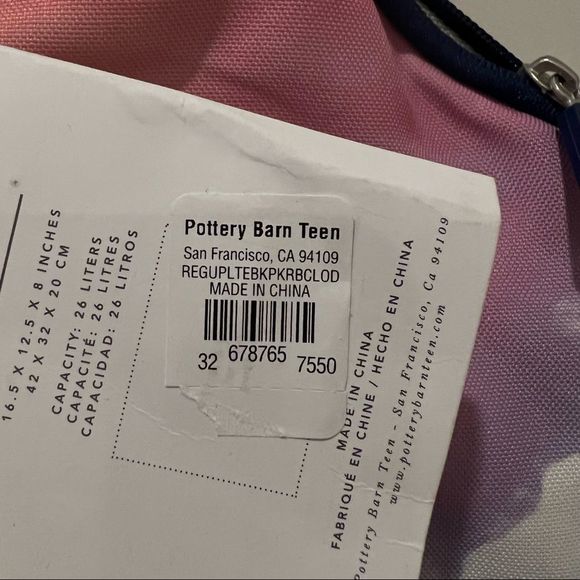 PB Teen Recycled Gear Up Cloud 26L Backpack and Cold Pack Lunch - Picture 6 of 15